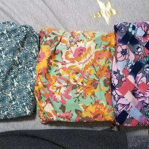 3 pairs of TC2 LuLaRoe leggings floral